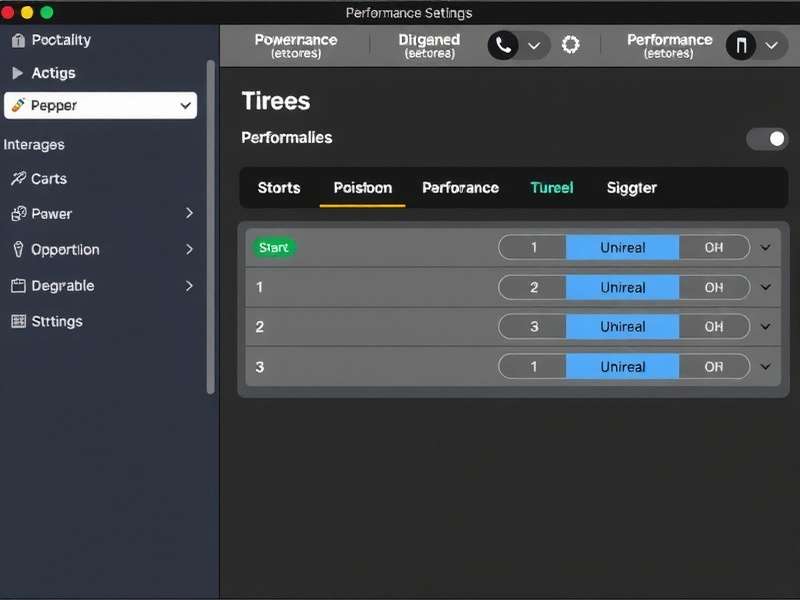 Optimization options Pepper Powerhouses Performance Settings